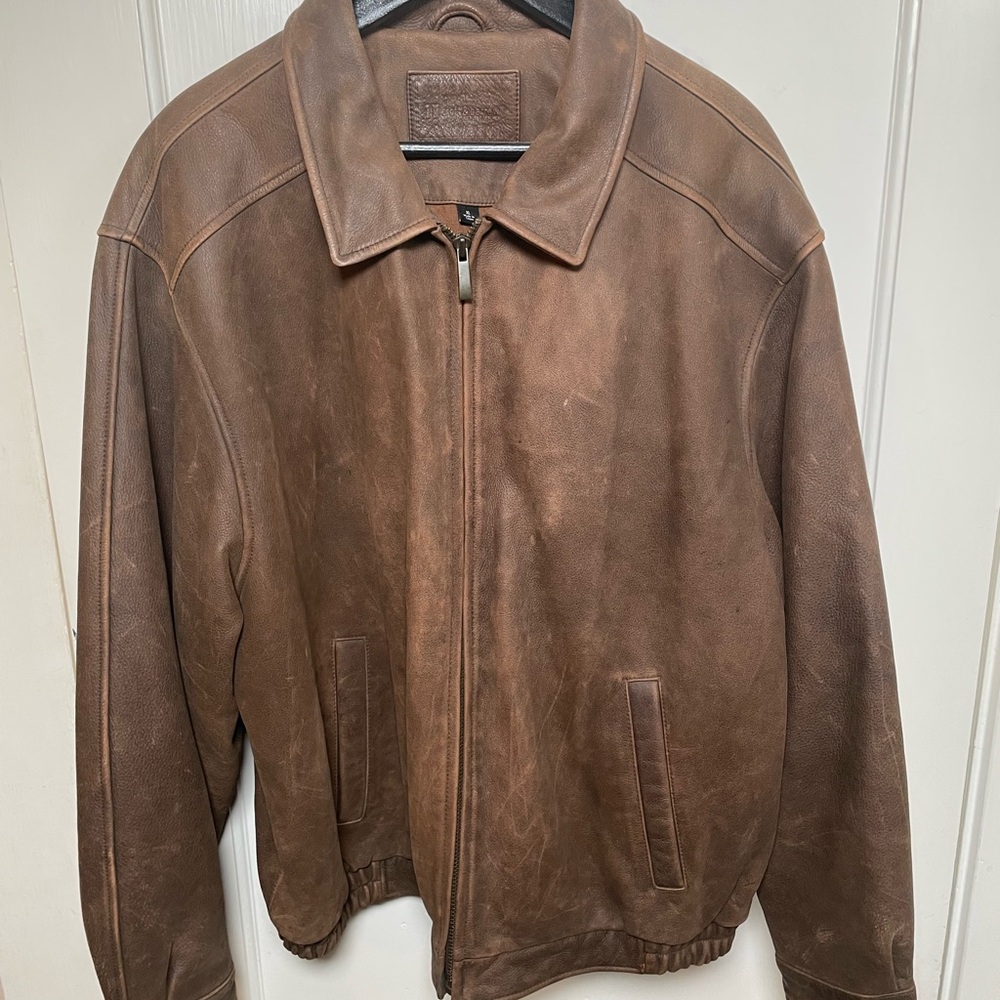 Men's Brown Leather Jacket